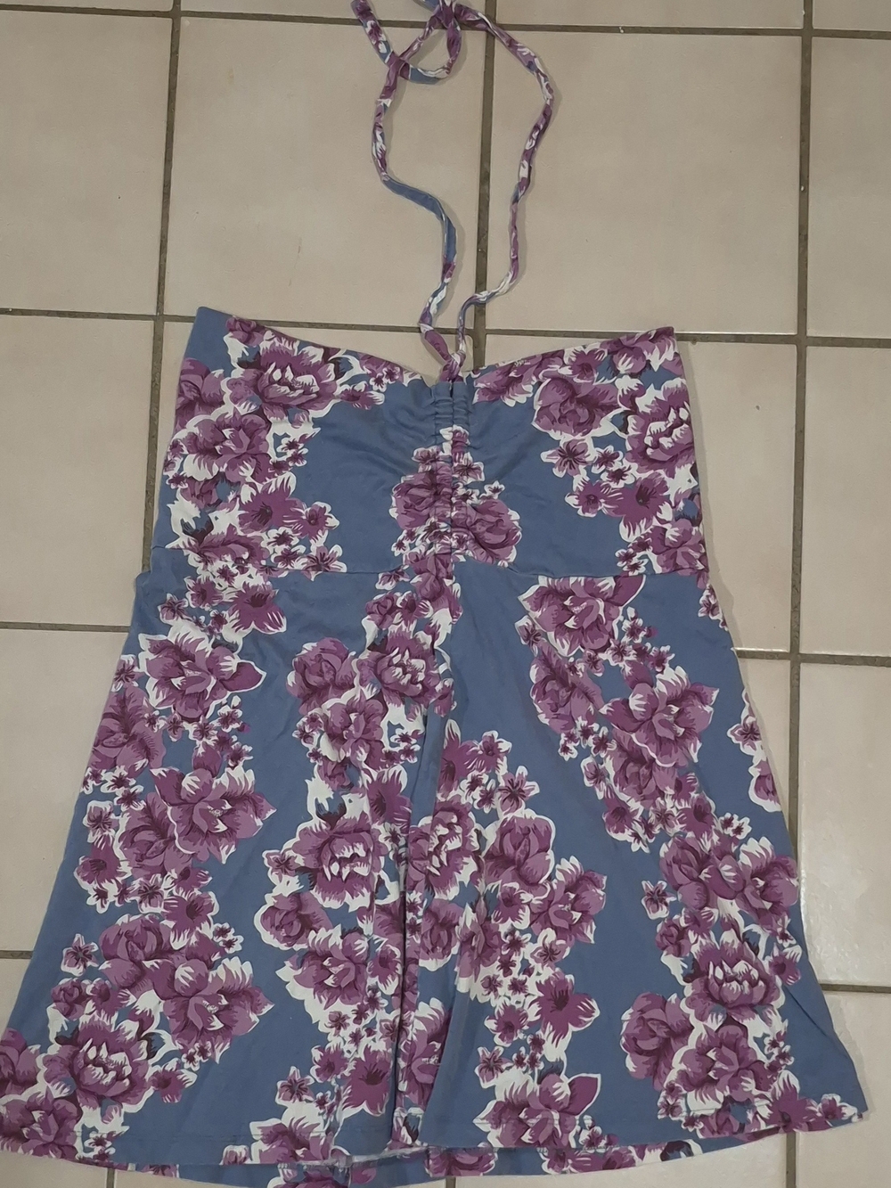 Patagonia Lithia Convertible Skirt & Halter Dress | Floral | Organic Cotton | S